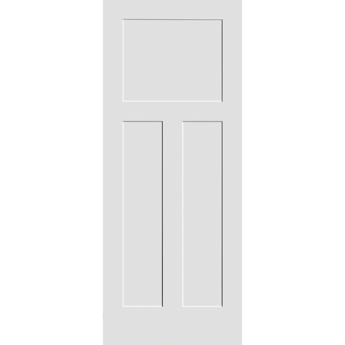 3-Panel (1 Top/2 Bottom) Interior Shaker Door