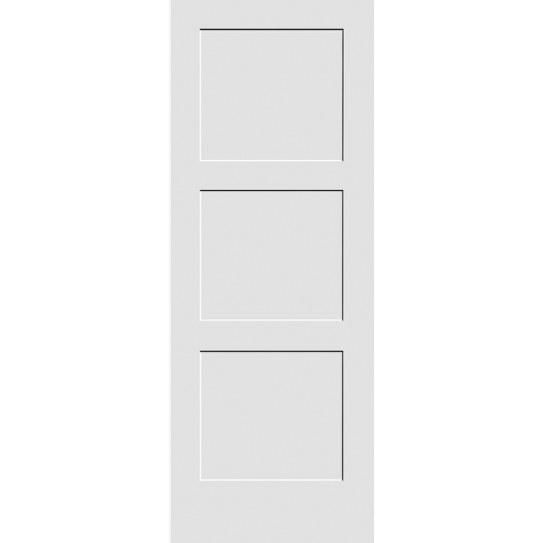 3-Equal Panel Interior Shaker Door